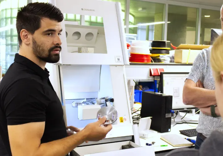 onze cad/cam specialist op de TU Delft